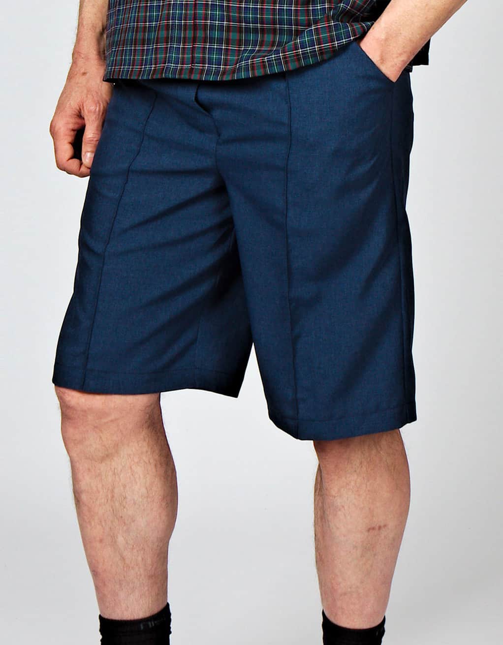 Elastic waist bermuda shorts hotsell