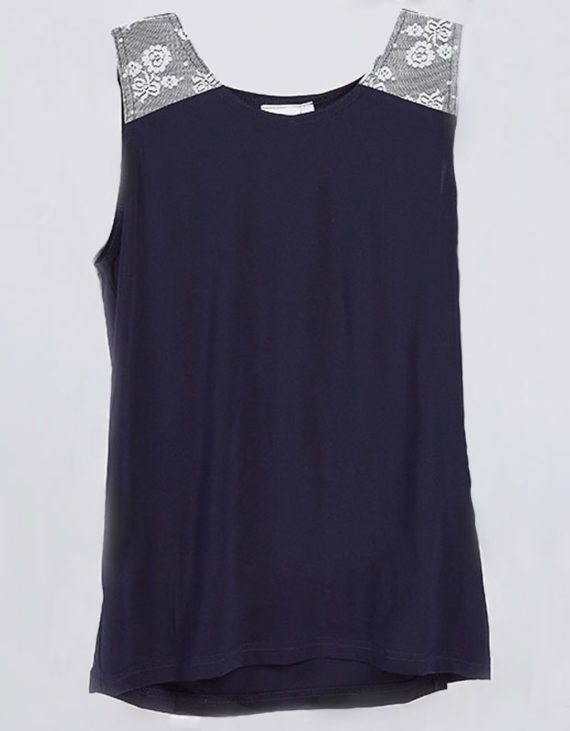 Camisole Dentelle Old Navy – Taille M, Noir Marine, État Neuf