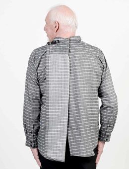 chemise-adaptée-homme-automne-hiver--2019-2020-HB54559-323-noir-dos-ouvert